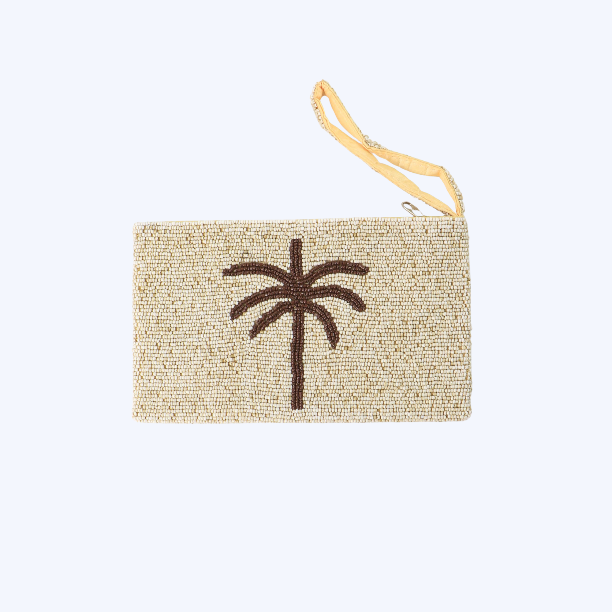 Handcrafted Beaded Palm Tree Pouch