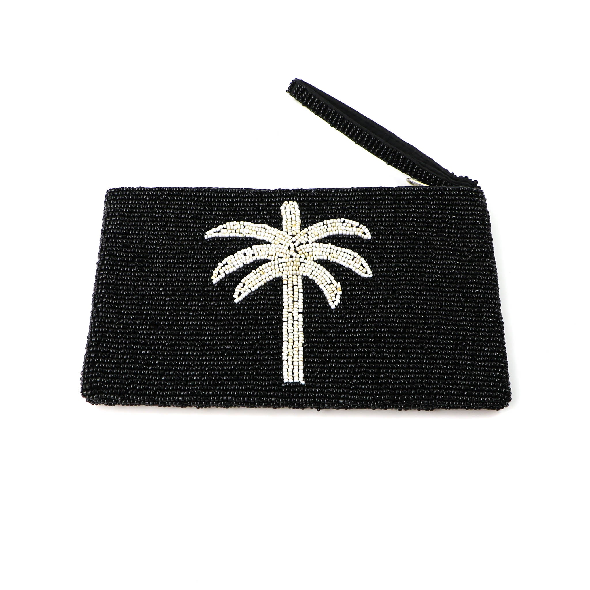 Handcrafted Beaded Palm Tree Pouch