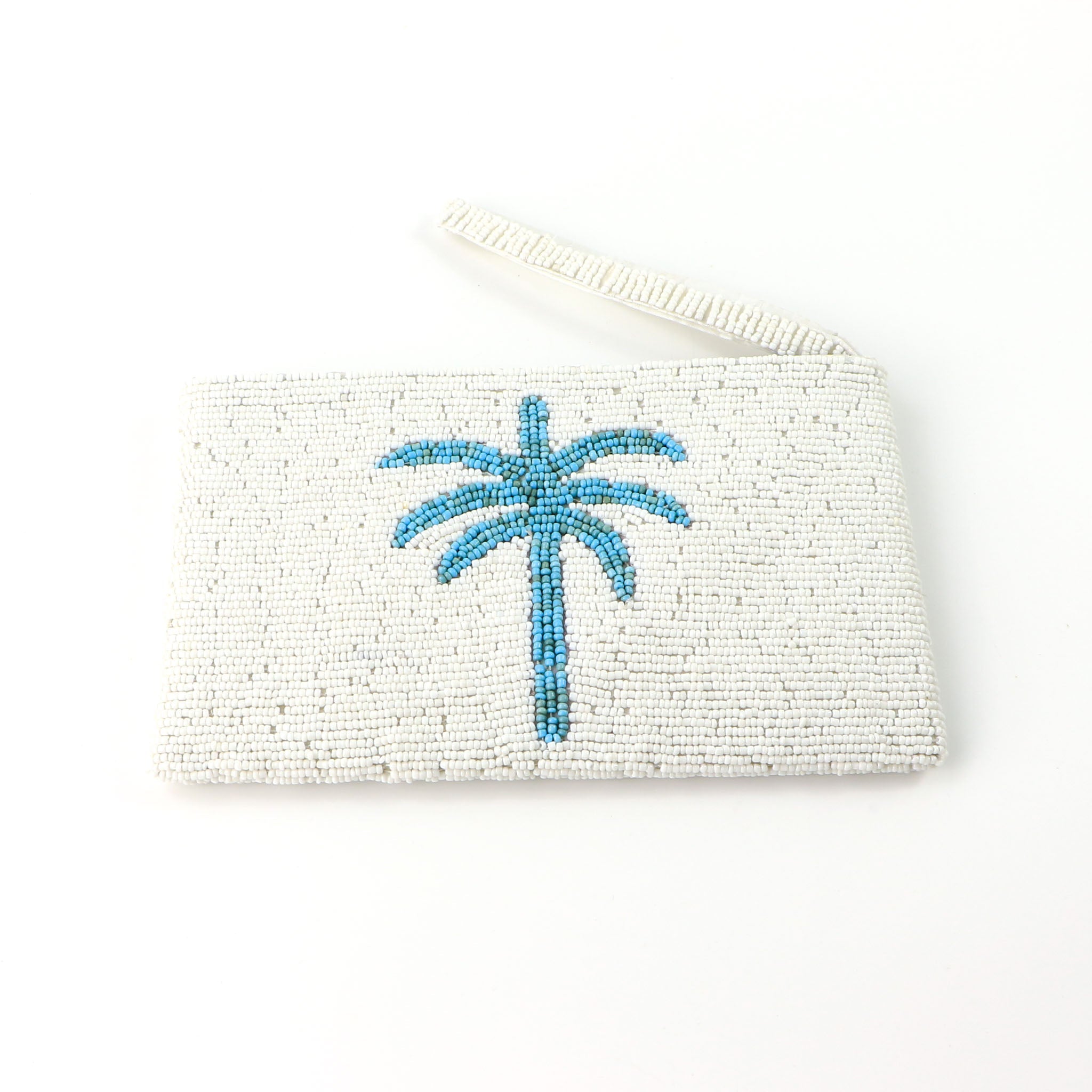Handcrafted Beaded Palm Tree Pouch
