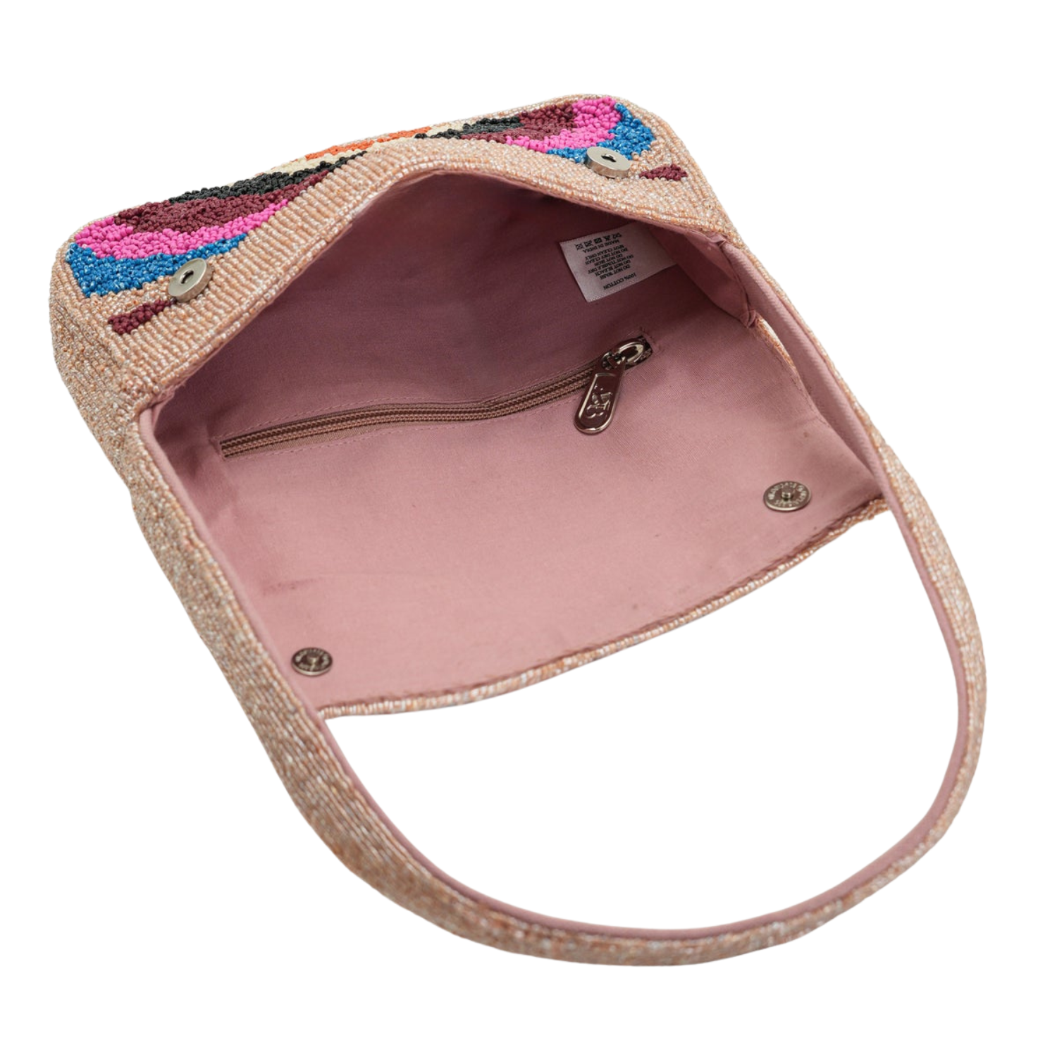 Multicolor Handcrafted Beaded Shoulder Bag